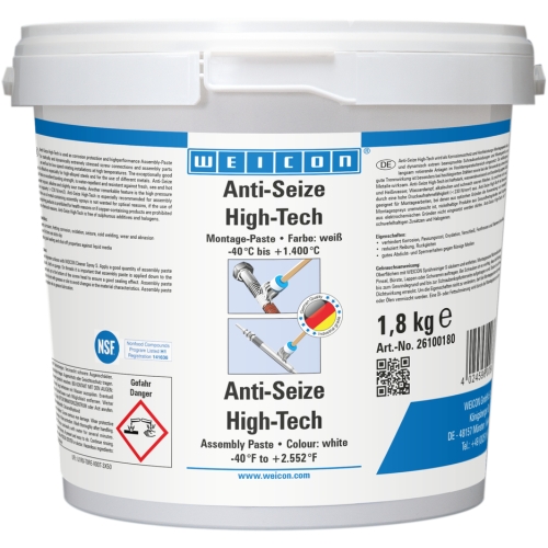 Антикоррозионная паста WEICON Anti-Seize, 1,8 кг купить в Южно-Сахалинске с доставкой
