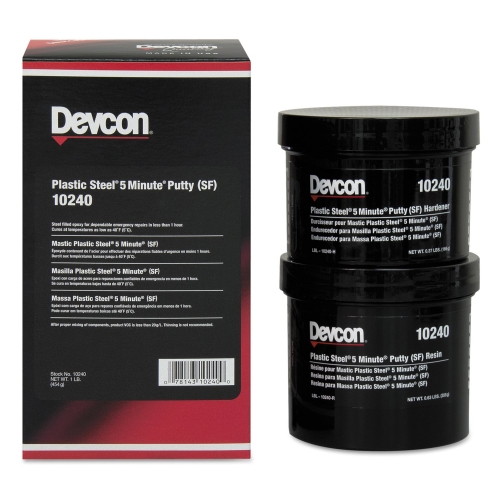 Devcon Plastic Steel 5-Minute Putty (SF) 10240, 454 г купить в Южно-Сахалинске с доставкой