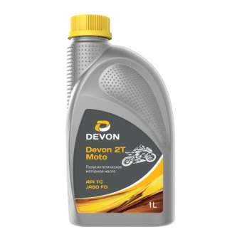 Моторное масло Devon 2T Moto, 1 л, синтетика