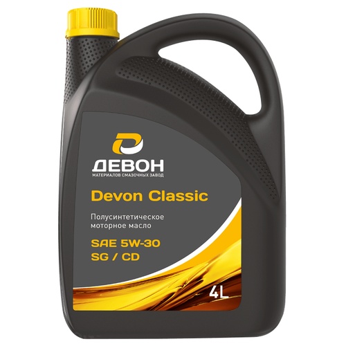 Моторное масло Devon Classic SG/CD 5W-30, 5 л, синтетика купить в Южно-Сахалинске с доставкой