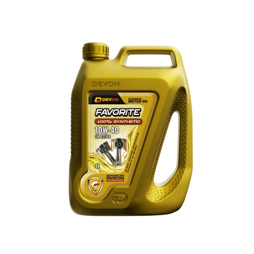 Моторное масло Devon Favorite SN A3/B4 10W-40, 1 л, синтетика купить в Южно-Сахалинске с доставкой