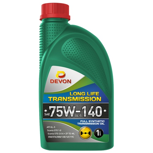 Трансмиссионное масло Devon Long Life Transmission 75W-140 GL-5, 48 кг, синтетика купить в Южно-Сахалинске с доставкой