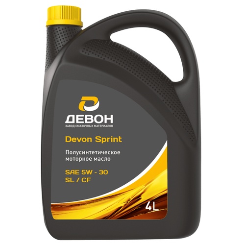 Моторное масло Devon Sprint SL/CF 5W-30, 4 л, синтетика купить в Южно-Сахалинске с доставкой