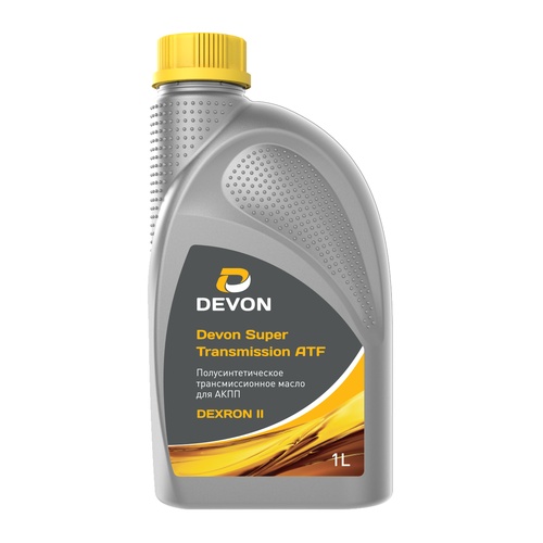 Трансмиссионное масло Devon Super Transmission ATF Dexron II, 1 л, синтетика купить в Южно-Сахалинске с доставкой