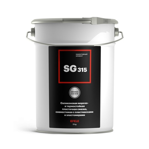 Смазочно-охлаждающая жидкость Efele SG-315 NLGI 1, 18 кг, синтетика купить в Южно-Сахалинске с доставкой