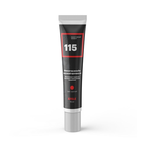 Клей анаэробный Efele 115, 0,015 л, синтетика купить в Южно-Сахалинске с доставкой