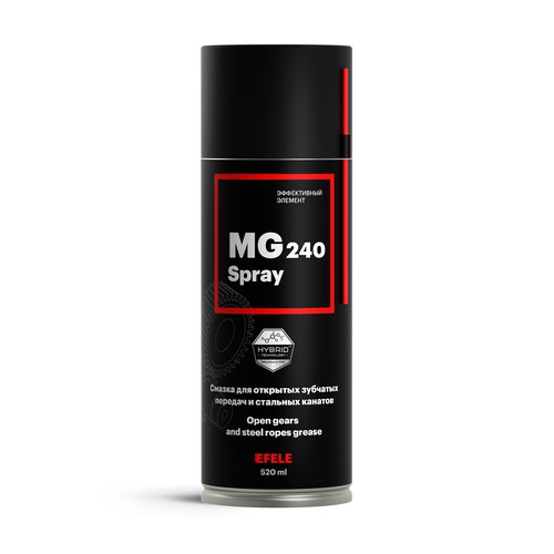 Смазка адгезивная Efele MG-240 NLGI 0, 0,52 л, минеральная купить в Южно-Сахалинске с доставкой