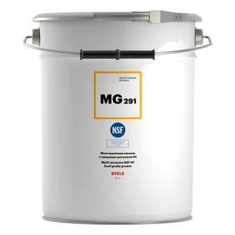 Пищевая смазка Efele MG-291, 180 кг, минеральная