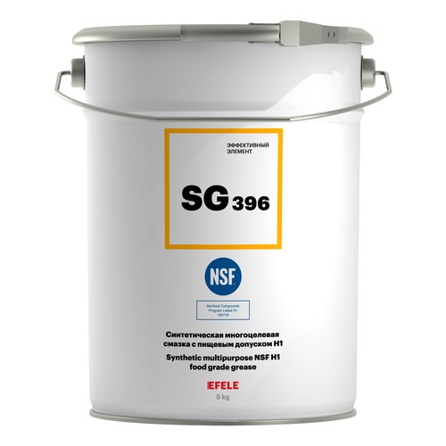 Пищевая смазка Efele SG-396, 18 кг, синтетика купить в Южно-Сахалинске с доставкой