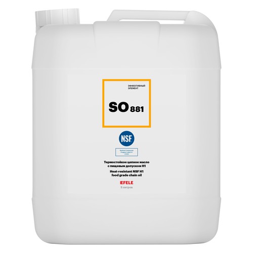 Цепное масло Efele SO-881, 5 л, синтетика купить в Южно-Сахалинске с доставкой