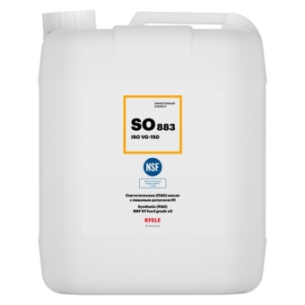 Редукторное масло Efele SO-883 ISO VG: 150, 5 л, синтетика
