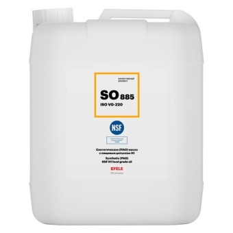 Редукторное масло Efele SO-885 ISO VG: 220, 20 л, синтетика