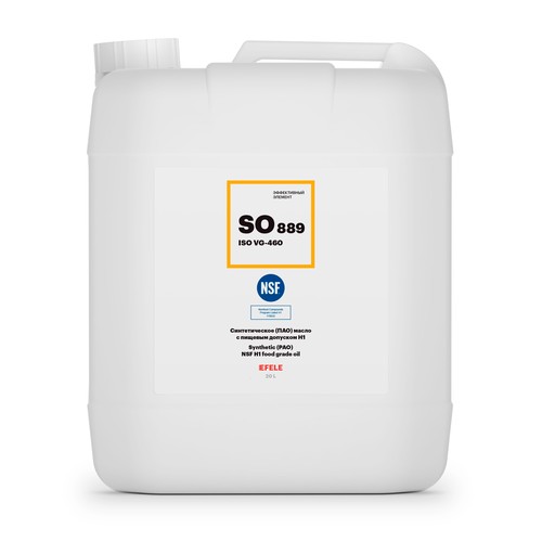 Редукторное масло Efele SO-889 ISO VG: 460, 20 л, синтетика купить в Южно-Сахалинске с доставкой