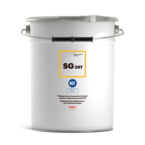 Пищевая смазка Efele SG-397, 180 кг, полусинтетика купить в Южно-Сахалинске с доставкой
