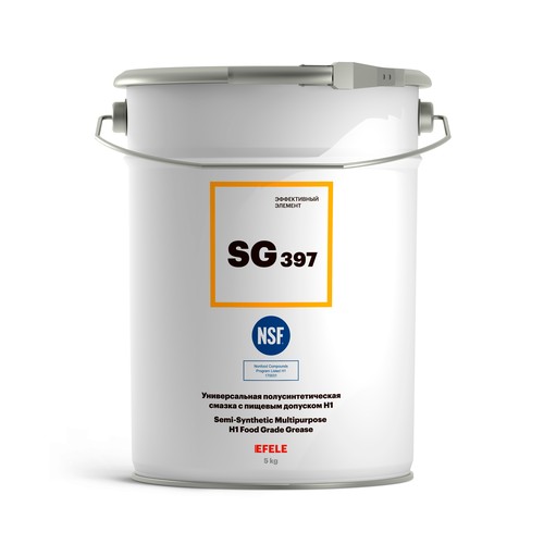 Пищевая смазка Efele SG-397, 18 кг, полусинтетика купить в Южно-Сахалинске с доставкой