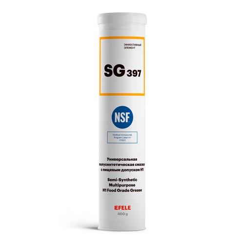 Пищевая смазка Efele SG-397, 5 кг, полусинтетика купить в Южно-Сахалинске с доставкой