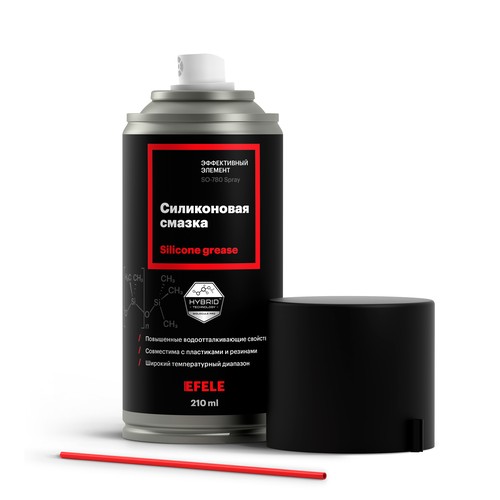 Смазка силиконовая Efele SO-780, 0,21 л, синтетика купить в Южно-Сахалинске с доставкой