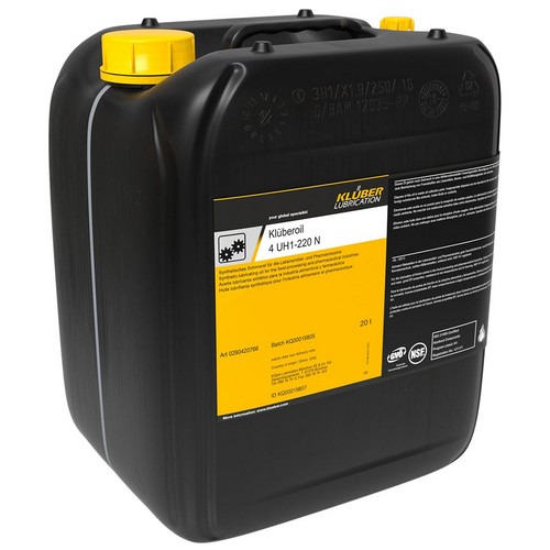 Редукторное масло KLUBER Kluberoil ISO VG: 220, 20 л, синтетика купить в Южно-Сахалинске с доставкой