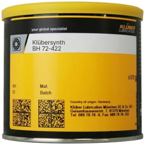 KLUBER Klubersynth BH 72-422, 600 г купить в Южно-Сахалинске с доставкой