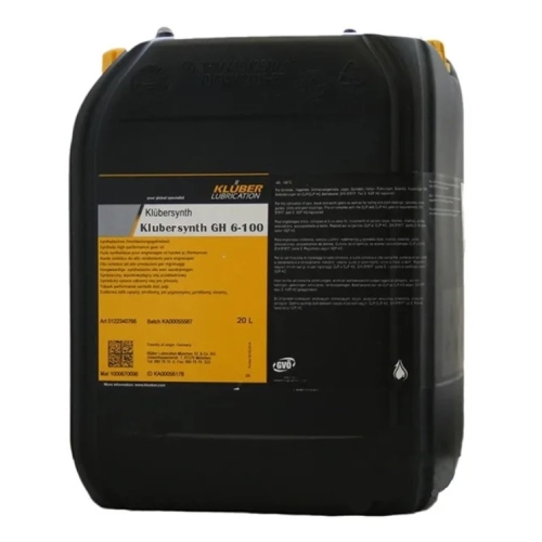 Редукторное масло KLUBER Klubersynth GH-6-100 ISO VG: 100, 20 л, синтетика купить в Южно-Сахалинске с доставкой