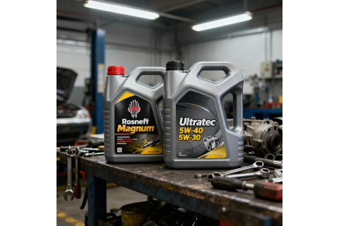 Тесты и характеристики моторных масел «Роснефть» Magnum/Ultratec 5W-40 и 5W-30: практический взгляд сервисного центра