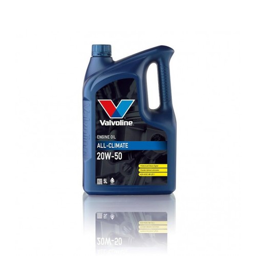 Моторное масло Valvoline All Climate 20W-50, 5 л, минеральное купить в Южно-Сахалинске с доставкой