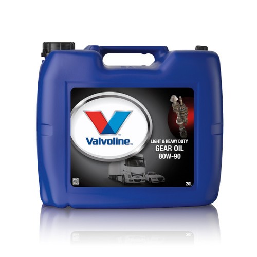 Трансмиссионное масло Valvoline Light & Heavy Duty Gear Oil 80W-90, 20 л, минеральное купить в Южно-Сахалинске с доставкой